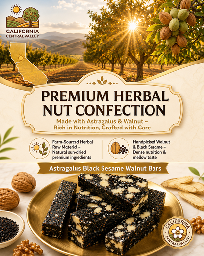 Sesame Herbal Cake ‖ Low Sugar Soft Energy Snack-A