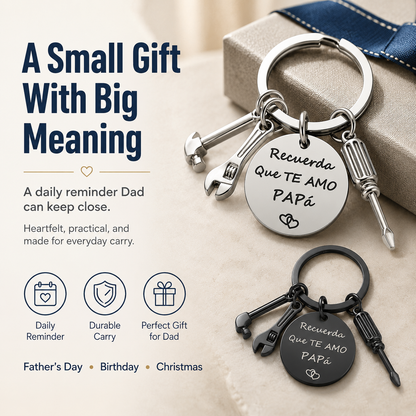 A meaningful everyday reminder for Dad — perfect for Father’s Day, birthdays, Christmas, or just because.-A