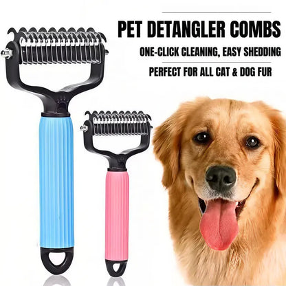 Universal Pet Detangling Comb & Shedding Removal Easy to Use Essential Grooming-918