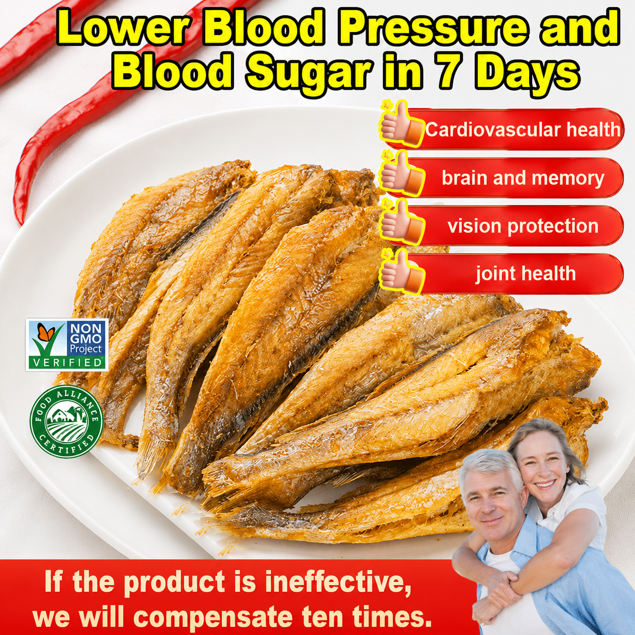 🐟 HIGH-PROTEIN READY-TO-EAT DEEP-SEA FISHCRISPS,High Protein & Omega-3 -918