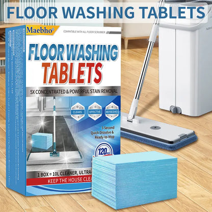 【Glowlop】Floor Cleaning Tablets - Safe for Wood Tile Marble Quick Dry No Residue-918
