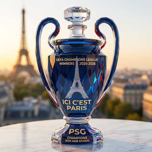PSG 2025-2026 UCL Champion Commemorative Whisky Bottle-AKS
