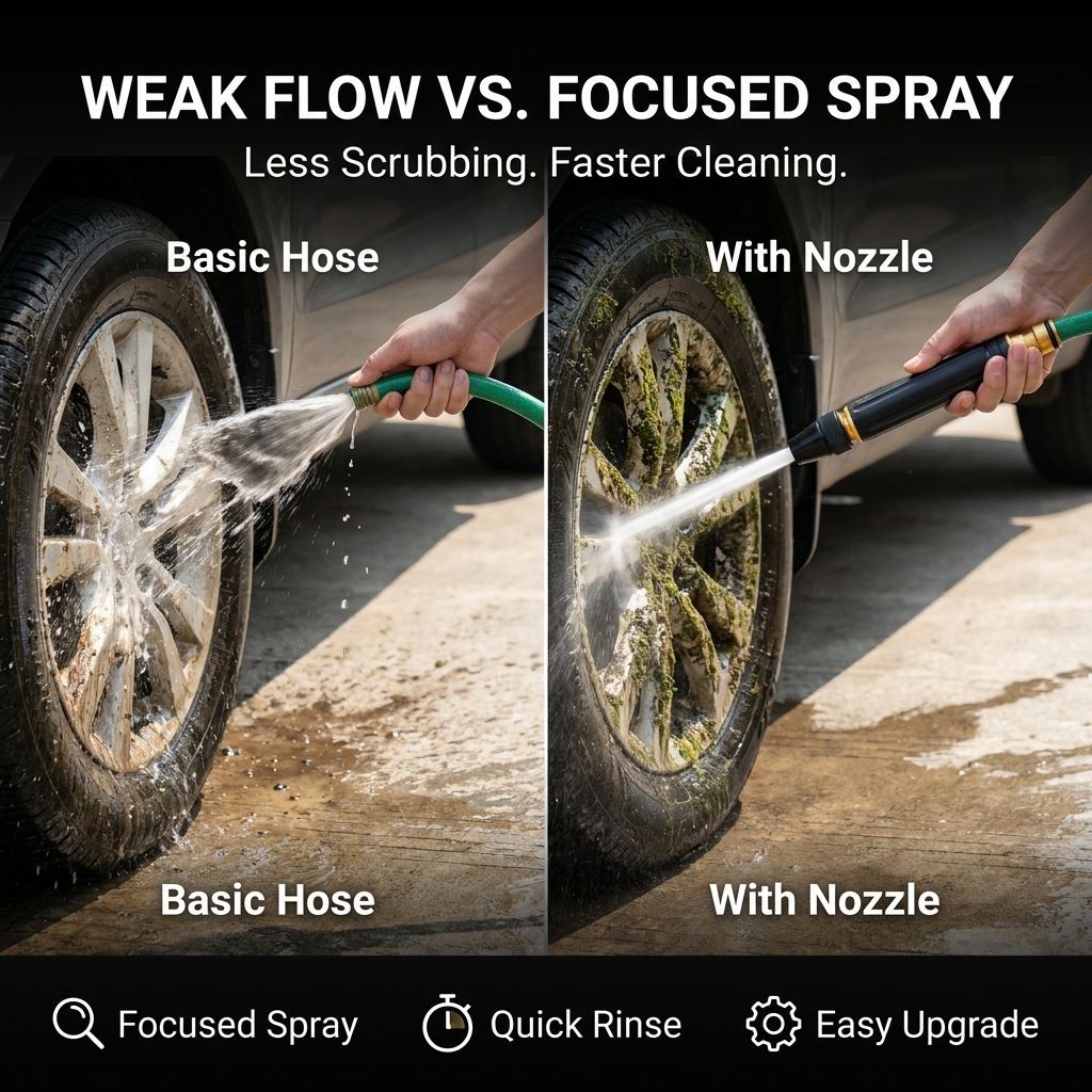 WEAK HOSE? TURN IT INTOA POWERCLEANINGTOOL-A