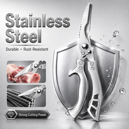 Stainless Steel Multifunction Kitchen Scissors-FD6U