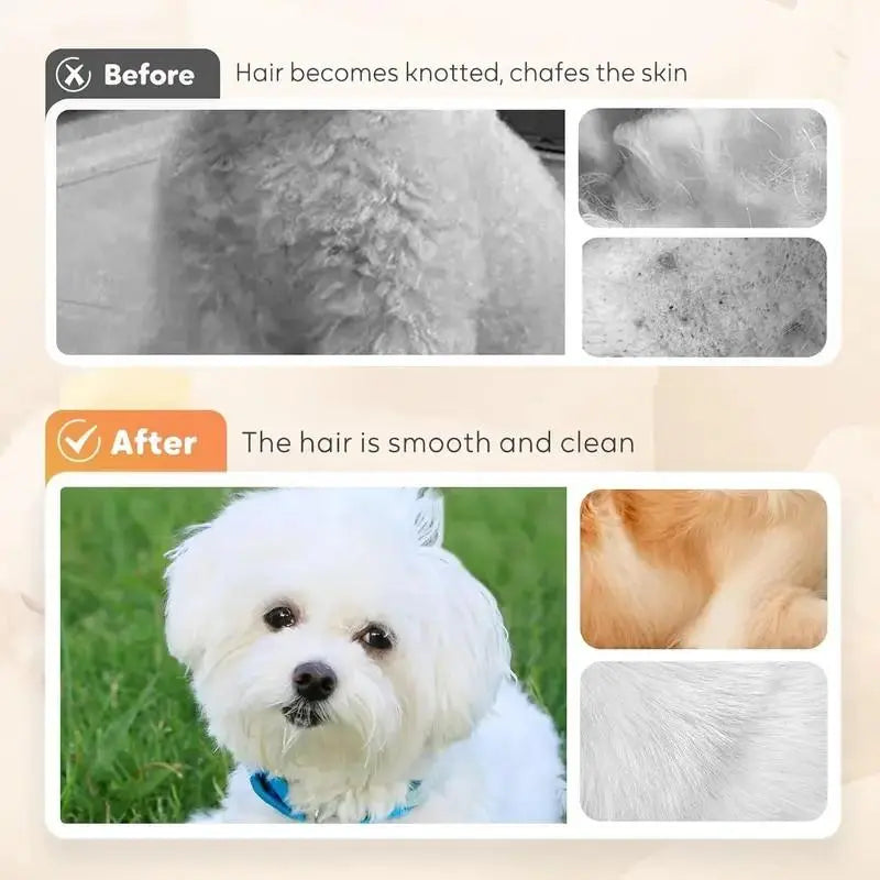 3-in-1 Pet Bath Brush | Adjustable Handle Shampoo Brush & Scrubber for Short & Long Haired Dogs & Cats-918