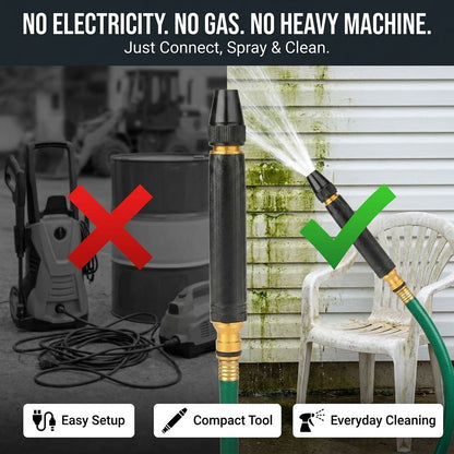 WEAK HOSE? TURN IT INTOA POWERCLEANINGTOOL-A