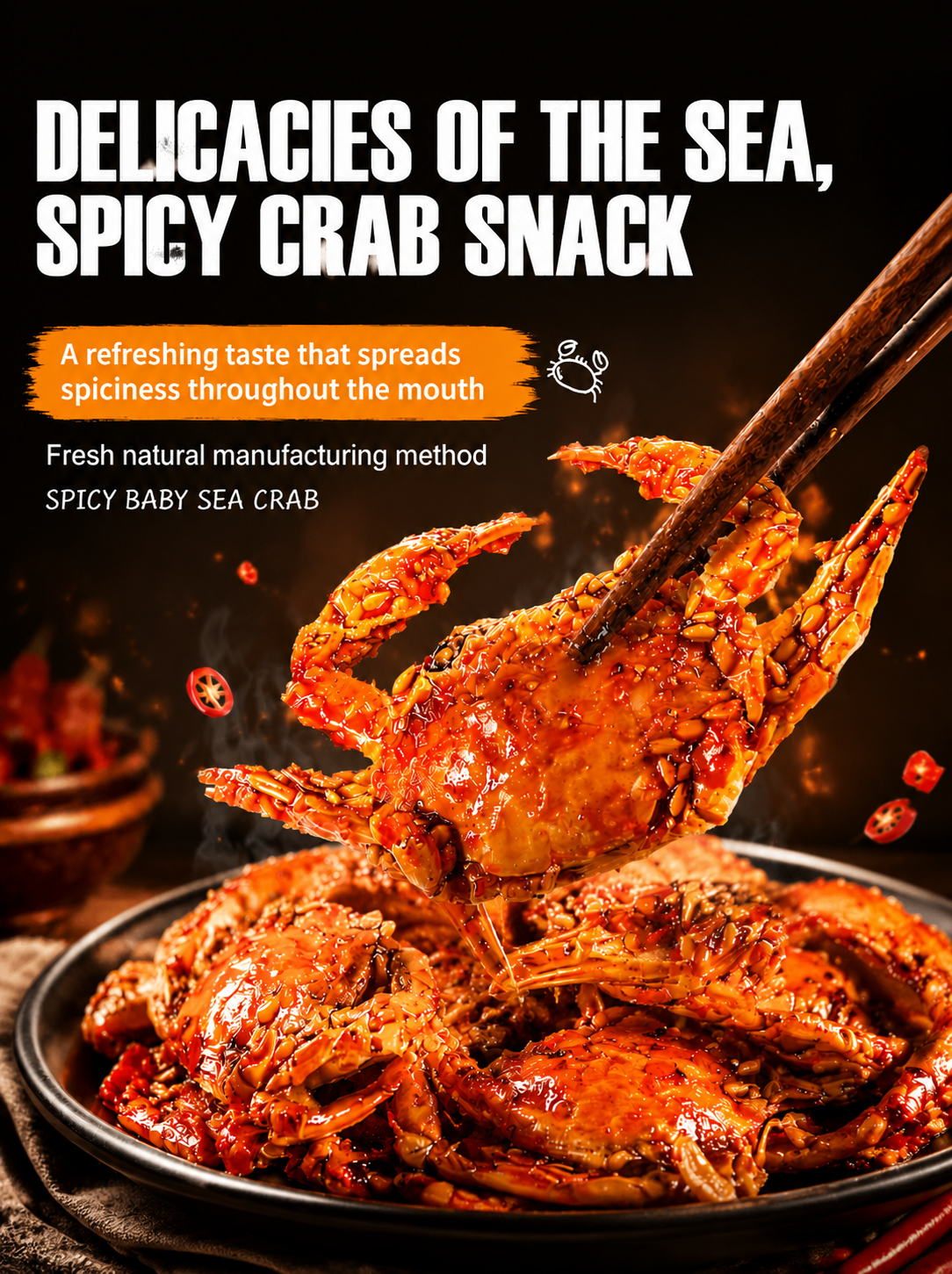 Alaskan Snow Crab Ready-to-EatCrispy Crab-A