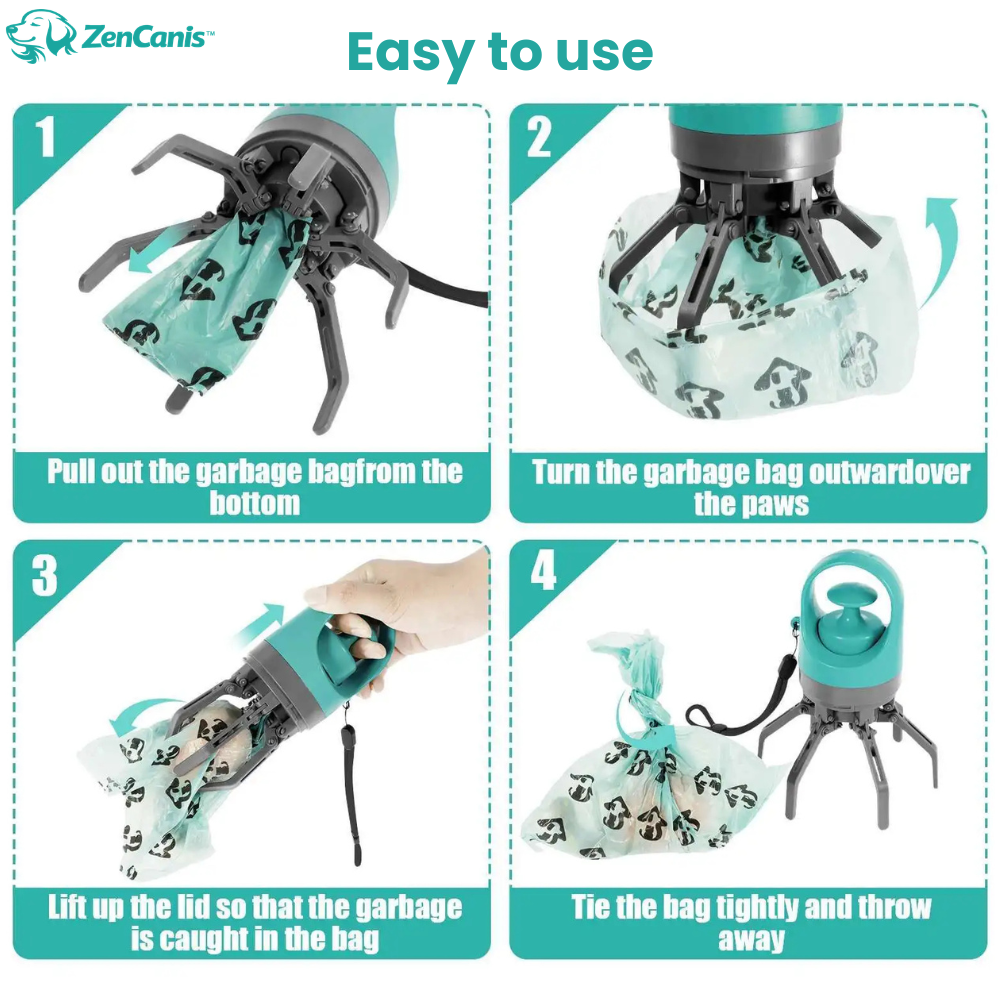 Clean Grip - The Modern No-Touch Cleanup Tool-A