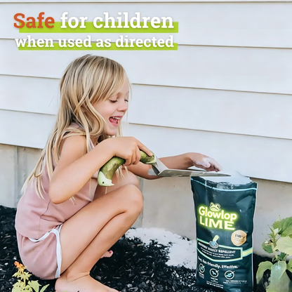 【Glowlop】Lime Insect Repellent, Multi-Purpose Pet Friendly Pest Control & Deodorizer for Home, Garden, Yard & Chicken Coop Protect Homes-A
