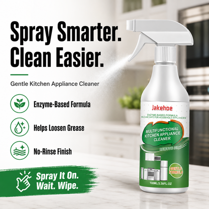Natural Enzyme Formula Kitchen Cleaning Spray |Designed for Real Kitchen Messes — Grease, Splatter, Stains & Odors-A