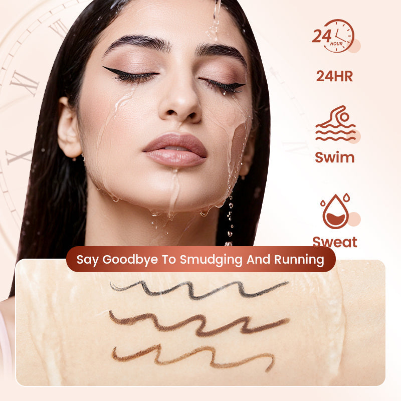 ⏳Time-Limited Special⏰12-Pack Waterproof Colored Gel Eyeliner Pencil – Metallic & Shimmer Finishes, Smudge-Proof-A