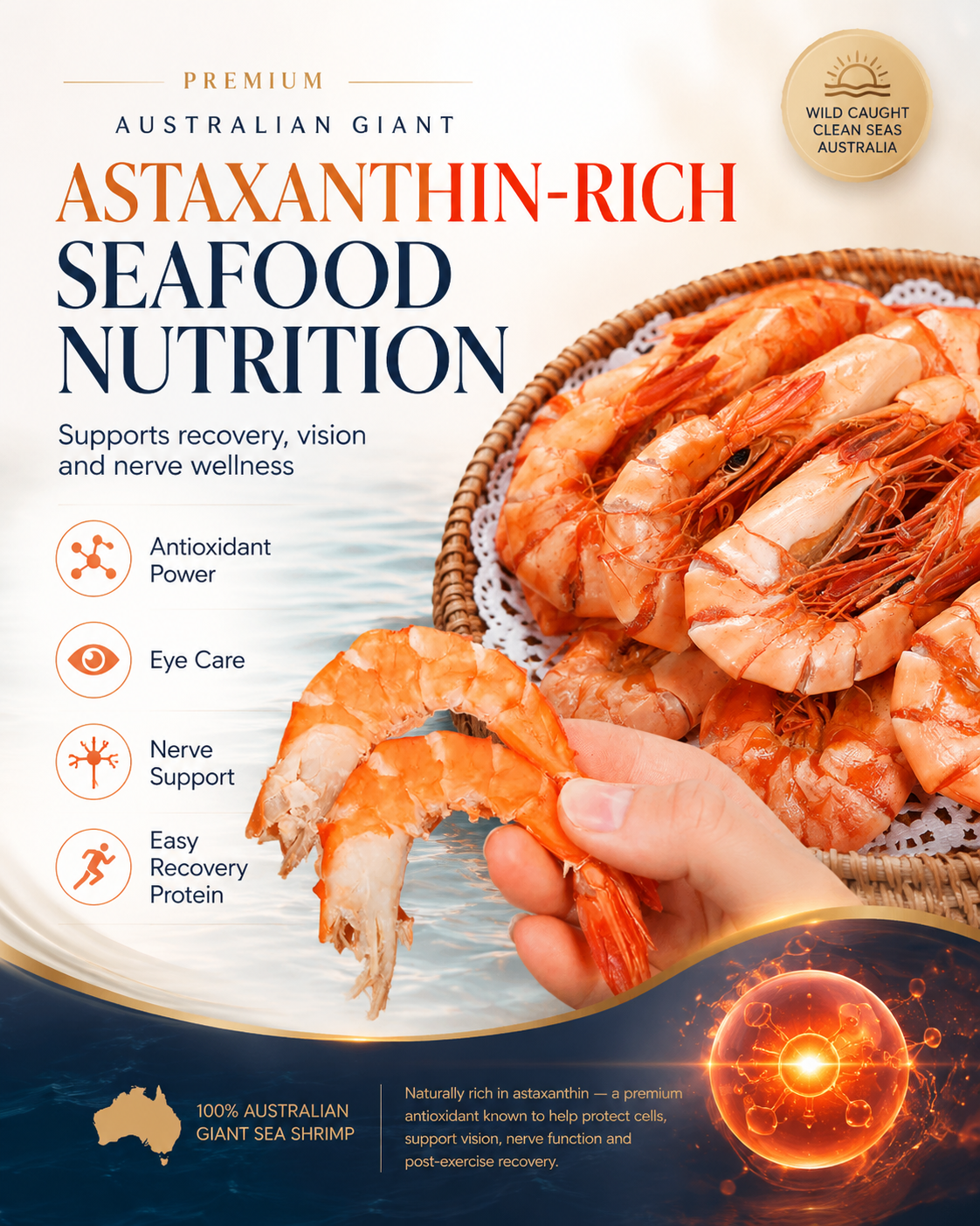 🔥 Dried Sea Shrimp ‖ No Sugar Crash, More Protein, Real Seafood Flavor-A