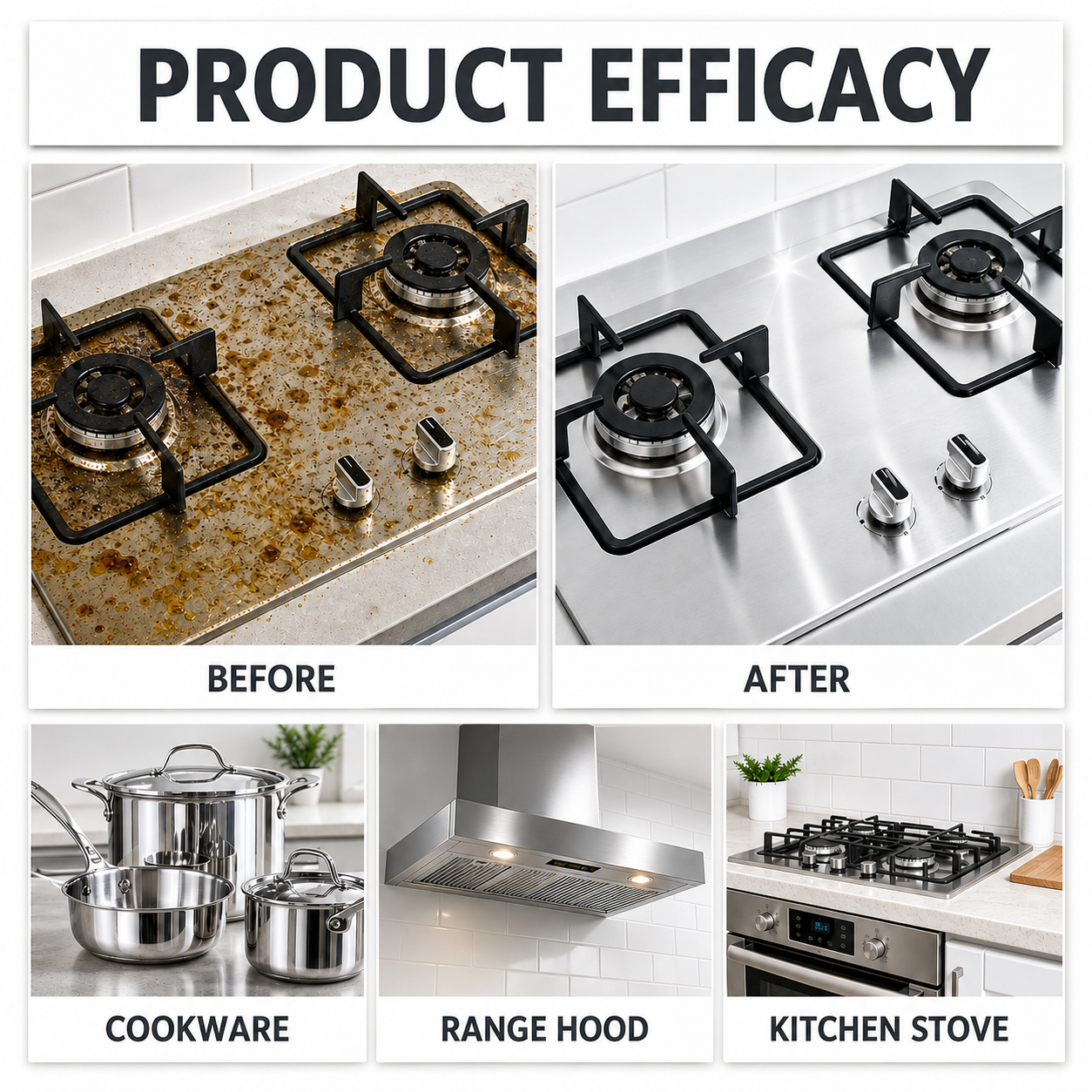 Natural Enzyme Formula Kitchen Cleaning Spray |Designed for Real Kitchen Messes — Grease, Splatter, Stains & Odors-A