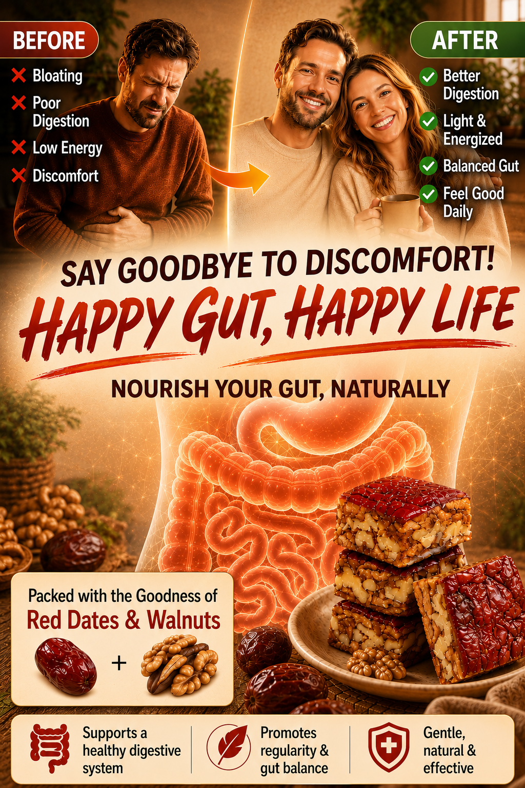 Premium Jujube Walnut Snack Bars-918