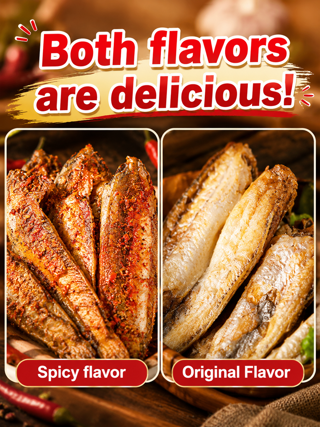 High-protein ready-to-eat deep-sea fish crisps-A