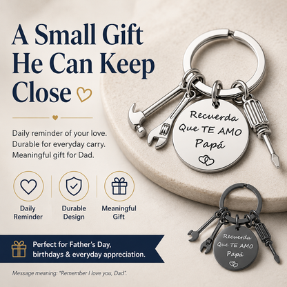 A meaningful everyday reminder for Dad — perfect for Father’s Day, birthdays, Christmas, or just because.-A