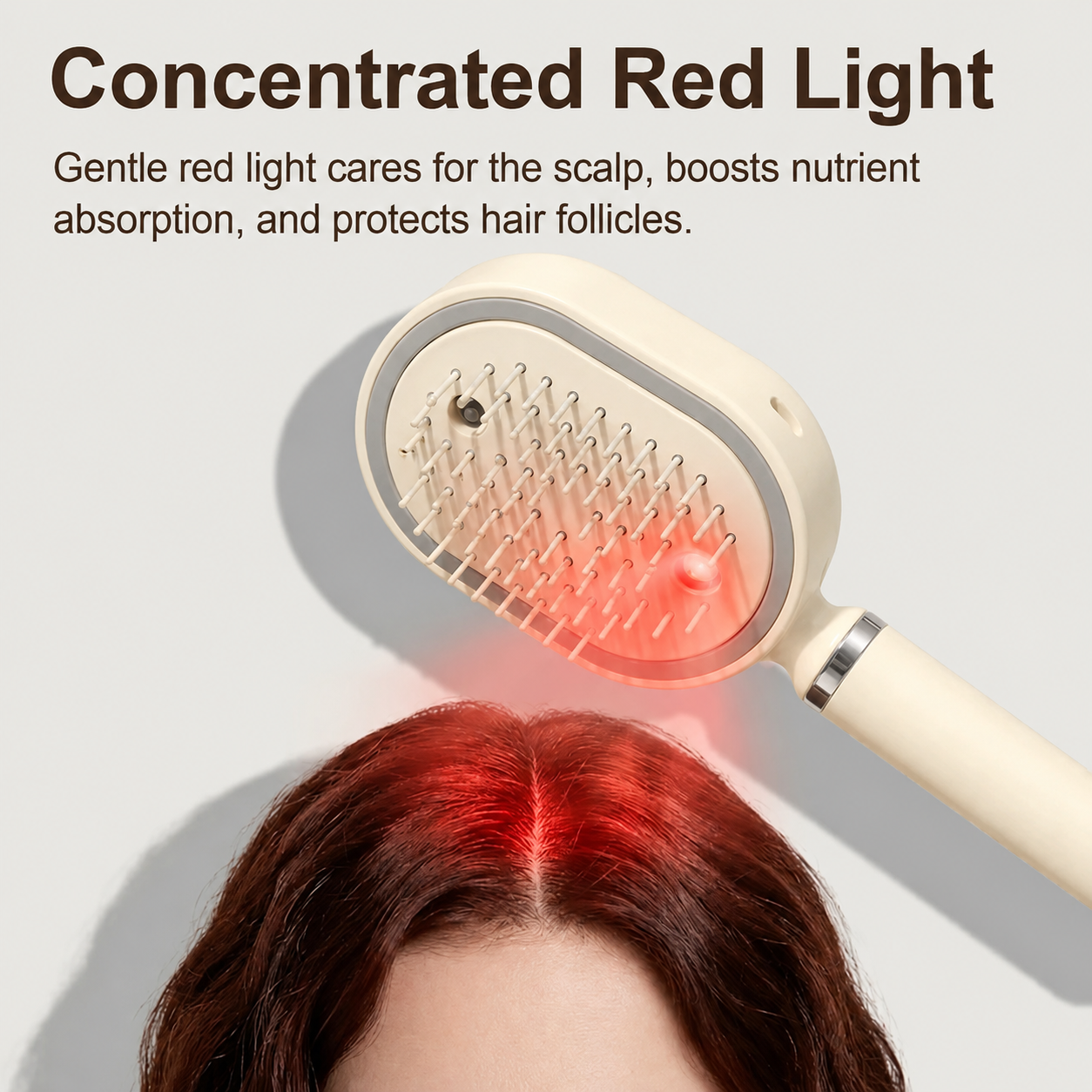 5-in-1 Mist Straightening Hair Brush-FD6U
