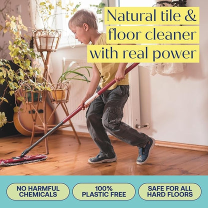 【Glowlop】Floor Cleaning Tablets - Safe for Wood Tile Marble Quick Dry No Residue-918