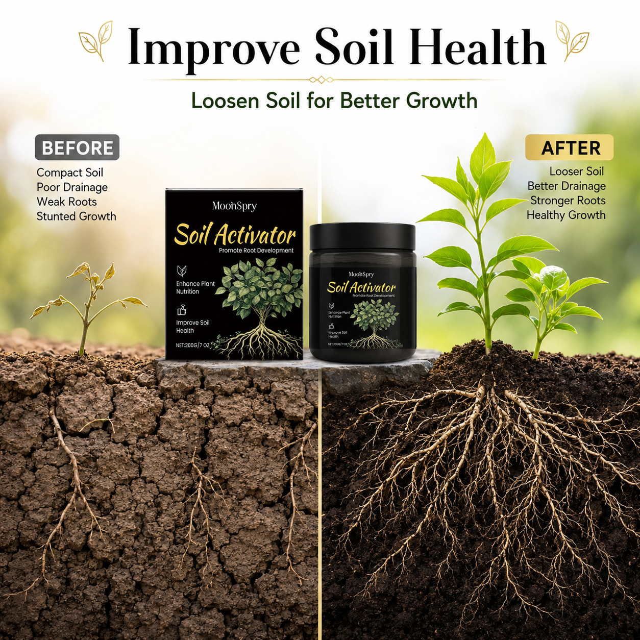 🌱 Soil Activator | Plant Nutrition & Daily Soil Care-9SLL