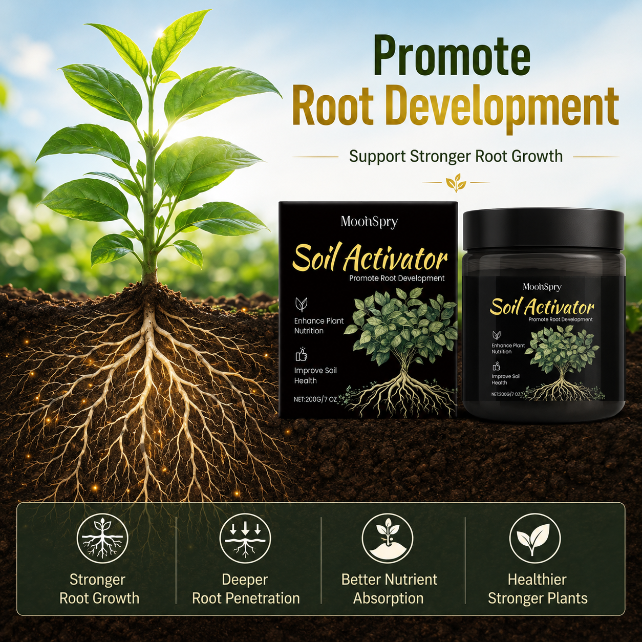 🌱 Soil Activator | Plant Nutrition & Daily Soil Care-9SLL