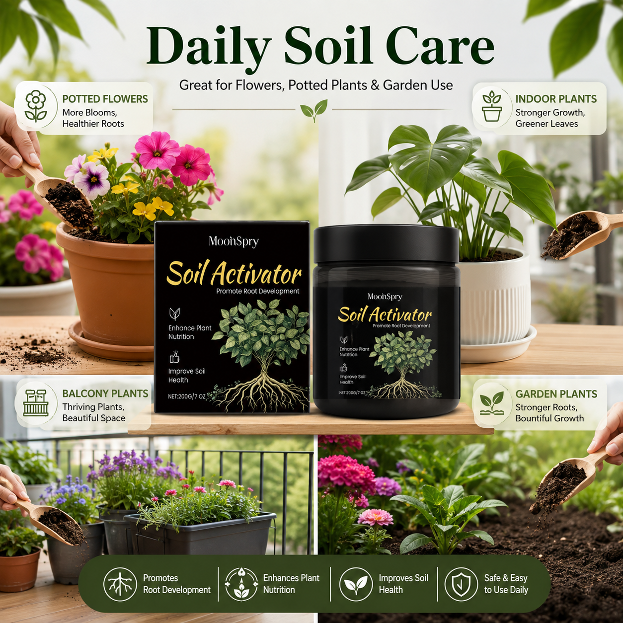 🌱 Soil Activator | Plant Nutrition & Daily Soil Care-9SLL