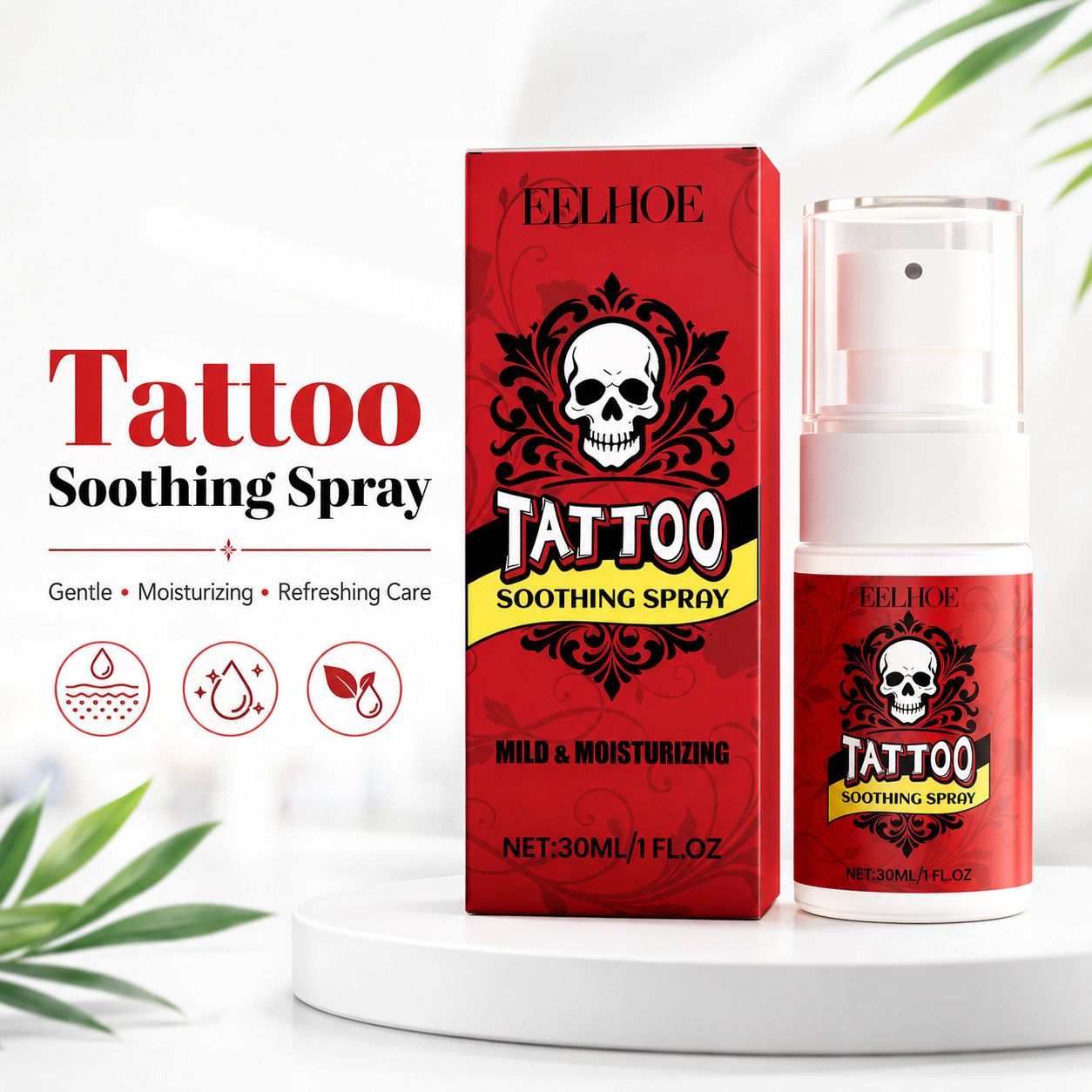 🖤 Tattoo Soothing Spray | Gentle Moisturizing Care for Tattooed Skin-9SLL