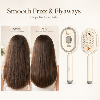 💆 Electric Mist Massage Comb | Hydrating Hair Care & Gentle Scalp Massage-9SLL