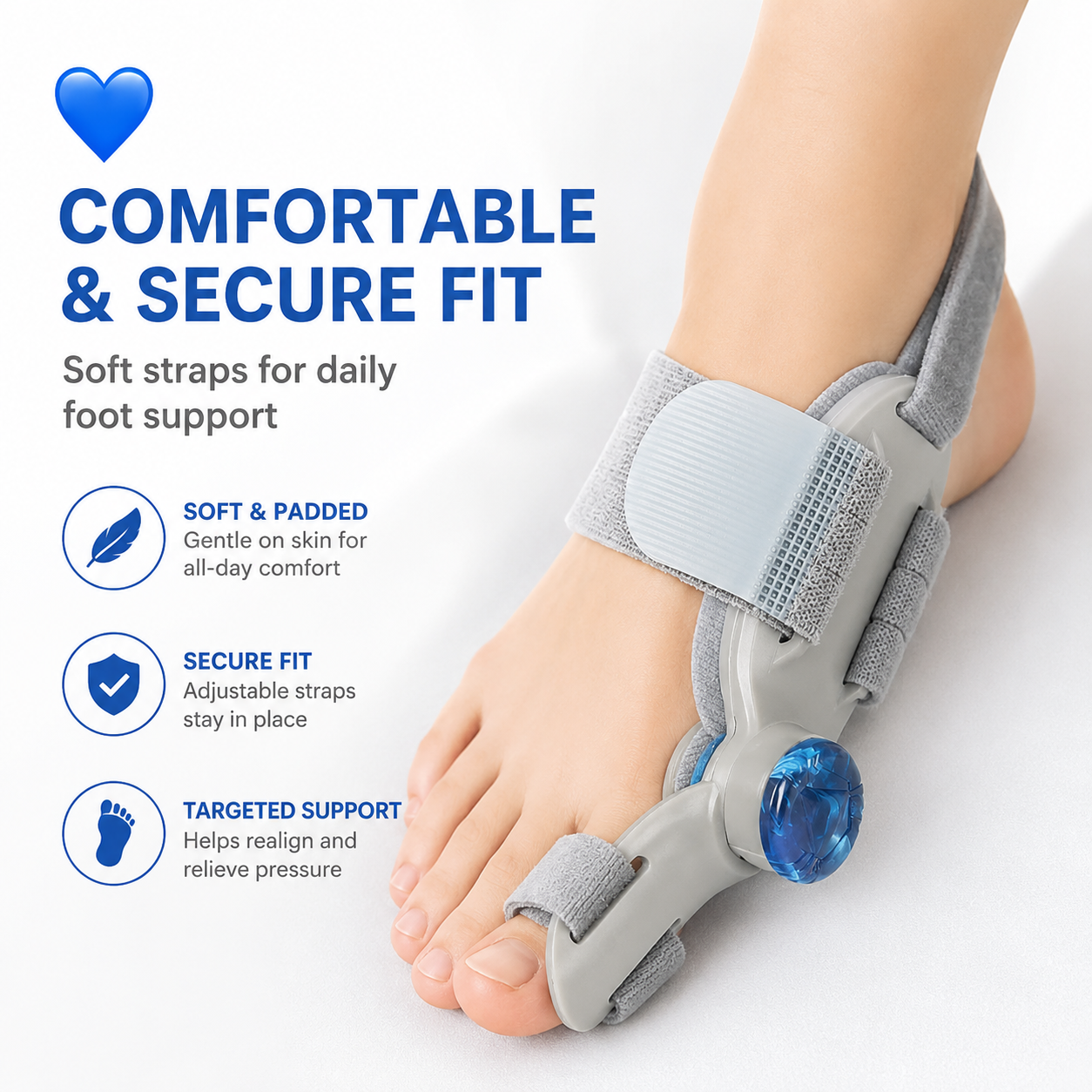 🦶 Adjustable Toe Valgus Corrector for Bunion Relief & Toe Alignment-9SLL