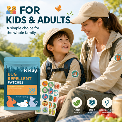 🦟 Mosquito Repellent Patches for Kids & Adults-9SLL
