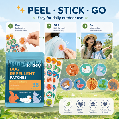 🦟 Mosquito Repellent Patches for Kids & Adults-9SLL