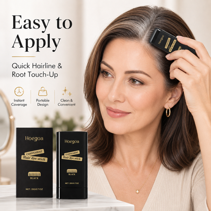 🖤 Portable Hair Dye Stick | Natural Hair Color Touch-Up & Gray Coverage-9SLL