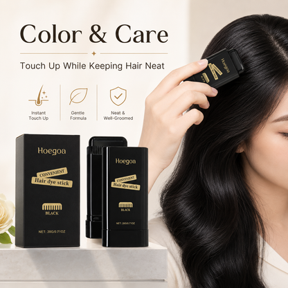 🖤 Portable Hair Dye Stick | Natural Hair Color Touch-Up & Gray Coverage-9SLL