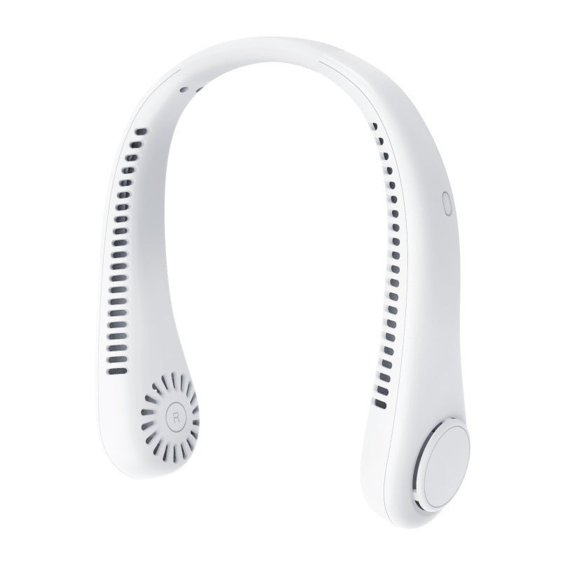 Bladeless Neck Fan with 360° Cooling & 3-Speed Quiet Airflow-FD6U