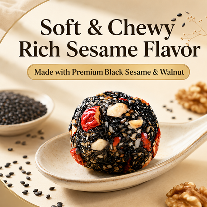 🌙 Black Sesame Balls ‖ Traditional Craft For Daily Nourishment-A