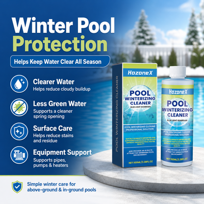 pool winterizing cleaner ‖ One-Pour Winter Protection for Clearer Spring Pool Opening-A