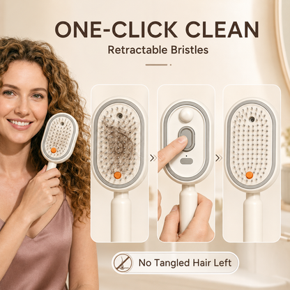 5-in-1 Mist Straightening Hair Brush-FD6U