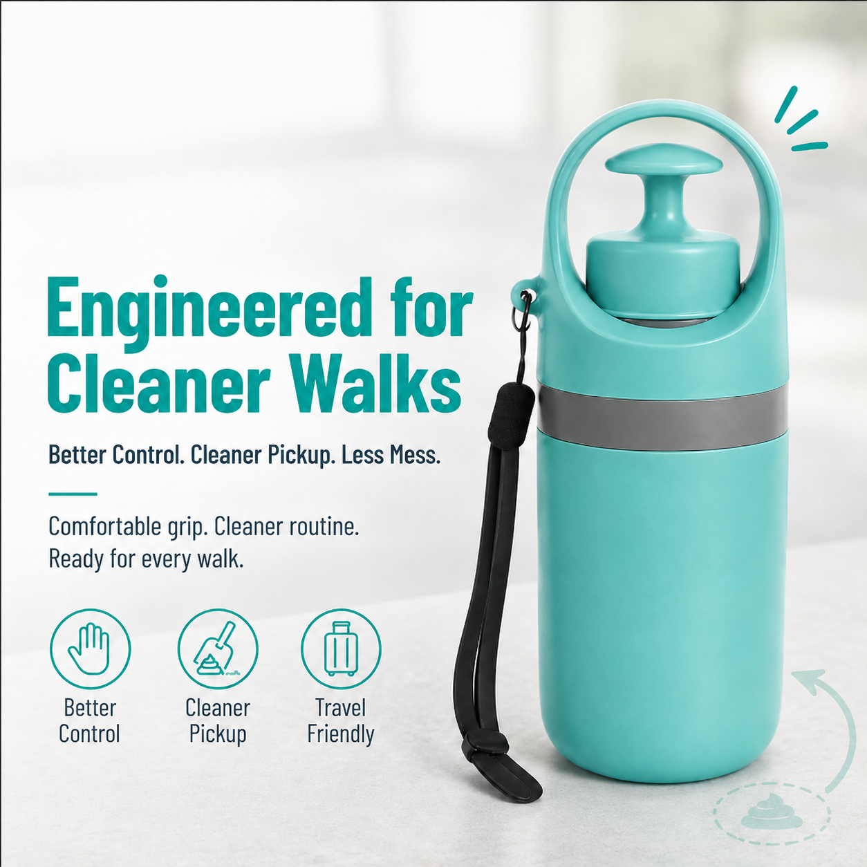 Clean Grip - The Modern No-Touch Cleanup Tool-A