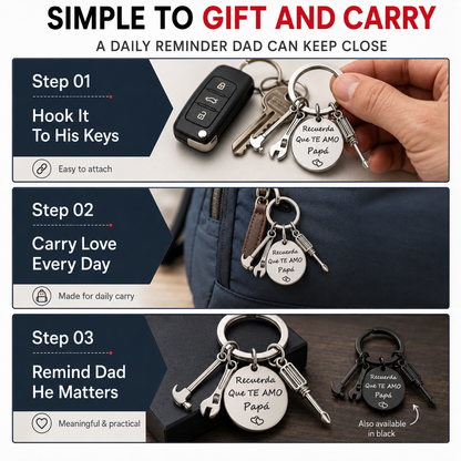 A meaningful everyday reminder for Dad — perfect for Father’s Day, birthdays, Christmas, or just because.-A