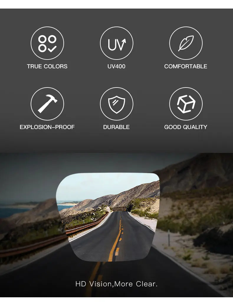AutoShade UV400 Photochromic Sports Glasses-FD6U