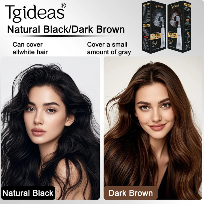 🖤 Hair Dye Comb | Natural Black Gray Coverage & Hair Care-9SLL