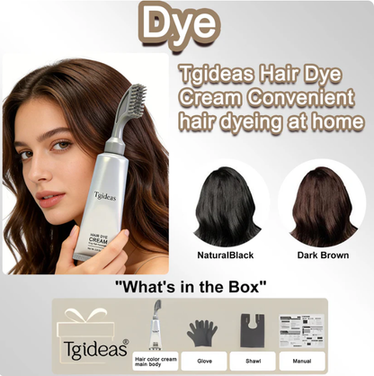 🖤 Hair Dye Comb | Natural Black Gray Coverage & Hair Care-9SLL