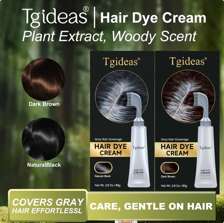 🖤 Hair Dye Comb | Natural Black Gray Coverage & Hair Care-9SLL